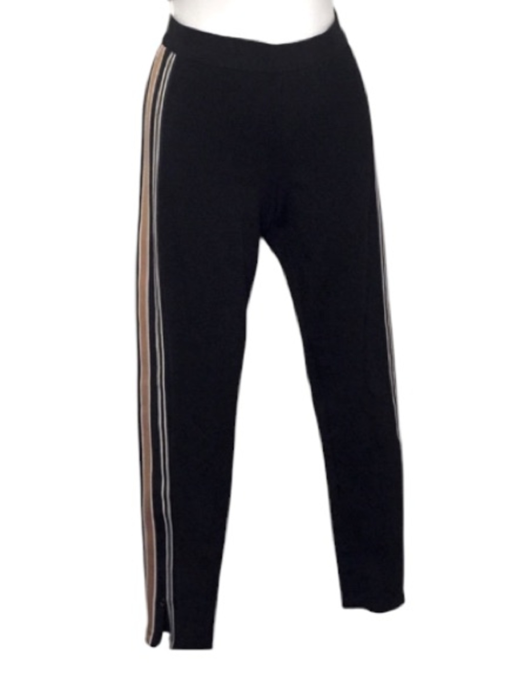 BCBGMAXAZARIA Active Wear Stretchy Jogger Exercise Zipper Leg Pants M